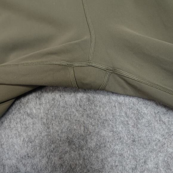 Lululemon Leggings Womens 12 Wunder Train Contour High Rise Crop 23" Army Green - Picture 6 of 10